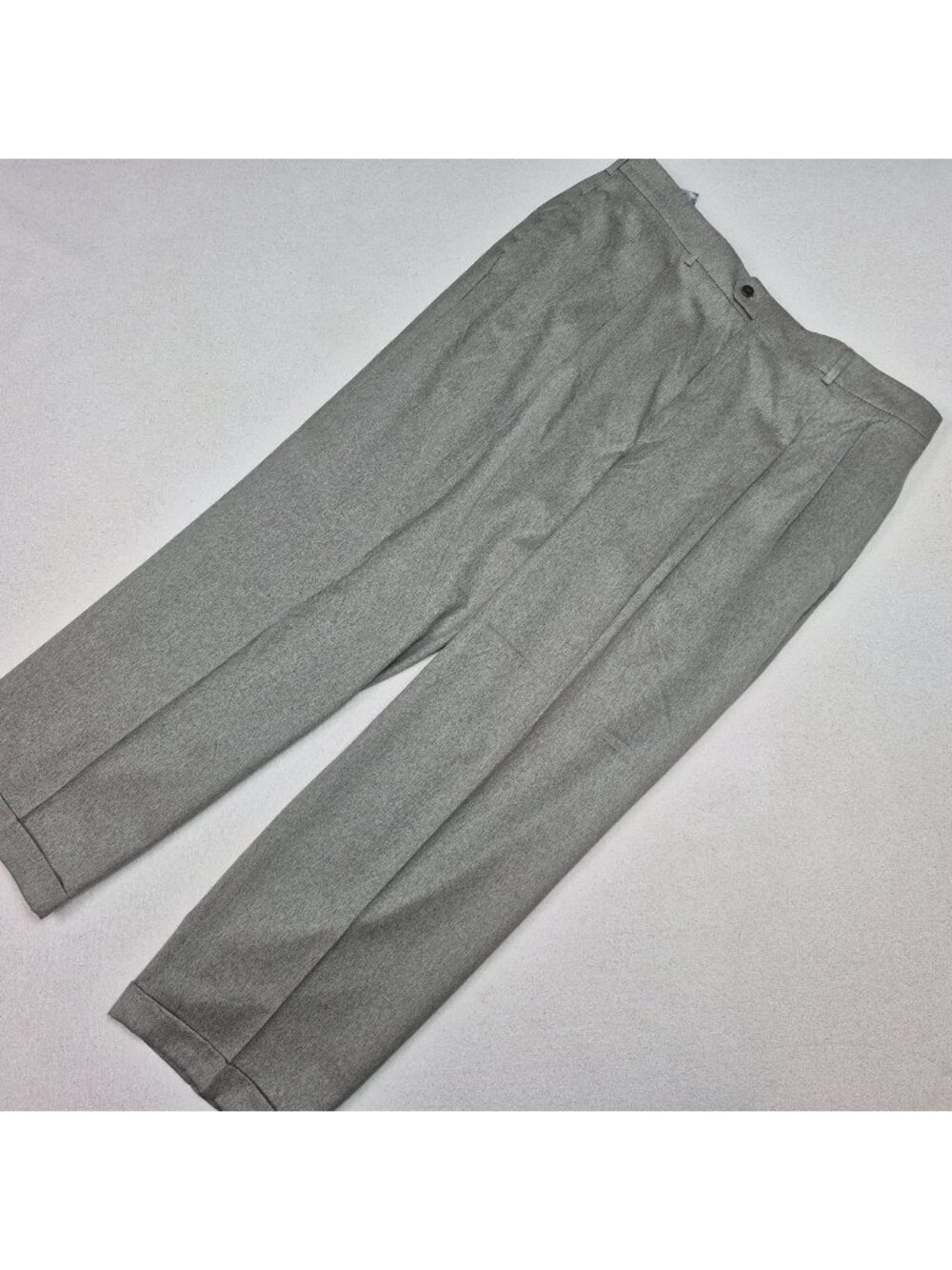 Savane by Farah Men's Silkworks Pleated Gray Dress Pants Sz 40/29 1990's VTG NWT